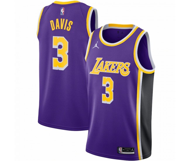 Los Angeles Lakers Anthony Davis Men's Jordan Brand Purple 2020/21 Swingman Jersey - Statement Edition