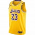 Los Angeles Lakers LeBron James Men's Nike Gold 2020/21 Swingman Jersey - Icon Edition