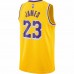 Los Angeles Lakers LeBron James Men's Nike Gold 2020/21 Swingman Jersey - Icon Edition