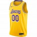 Los Angeles Lakers Men's Nike Gold 2020/21 Swingman Custom Jersey - Icon Edition