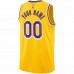 Los Angeles Lakers Men's Nike Gold 2020/21 Swingman Custom Jersey - Icon Edition