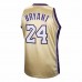 Los Angeles Lakers Kobe Bryant Men's Mitchell & Ness Gold Hall of Fame Class of 2020 #24 Authentic Hardwood Classics Jersey