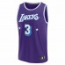 Los Angeles Lakers Anthony Davis Men's Fanatics Branded Purple 2021/22 Fast Break Replica Jersey - City Edition