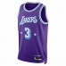 Los Angeles Lakers Anthony Davis Men's Nike Purple 2021/22 Swingman Jersey - City Edition