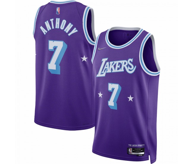 Los Angeles Lakers Carmelo Anthony Men's Nike Purple 2021/22 Swingman Jersey - City Edition