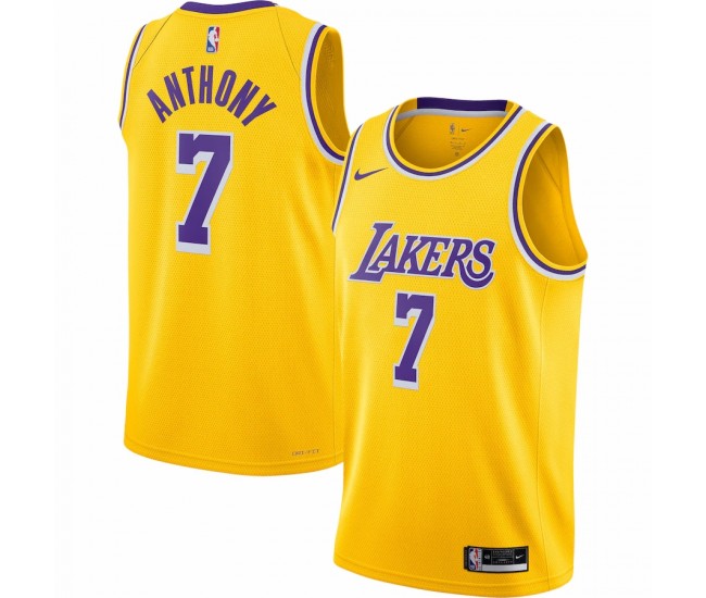 Los Angeles Lakers Carmelo Anthony Nike Gold 2021/22 Swingman Jersey - Icon Edition