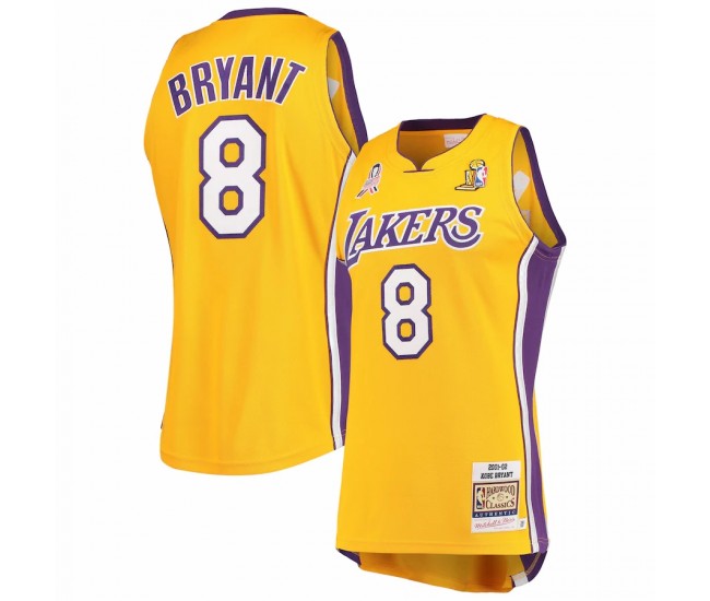 Los Angeles Lakers Kobe Bryant Men's Mitchell & Ness Gold 2001-02 Hardwood Classics Authentic Jersey