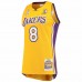 Los Angeles Lakers Kobe Bryant Men's Mitchell & Ness Gold 2001-02 Hardwood Classics Authentic Jersey