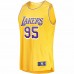 Los Angeles Lakers Juan Toscano-Anderson Men's Fanatics Branded Gold Fast Break Replica Jersey - Icon Edition