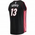 Miami Heat Bam Adebayo Men's Fanatics Branded Black Fast Break Replica Player Jersey - Icon Edition