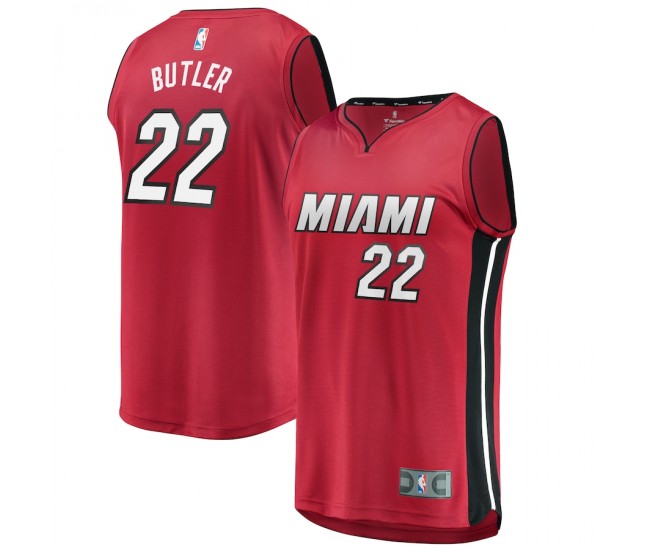 Miami Heat Jimmy Butler Men's Fanatics Branded Red Fast Break Replica Jersey - Statement Edition