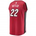 Miami Heat Jimmy Butler Men's Fanatics Branded Red Fast Break Replica Jersey - Statement Edition