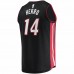 Miami Heat Tyler Herro Men's Fanatics Branded Black Fast Break Replica Jersey - Icon Edition