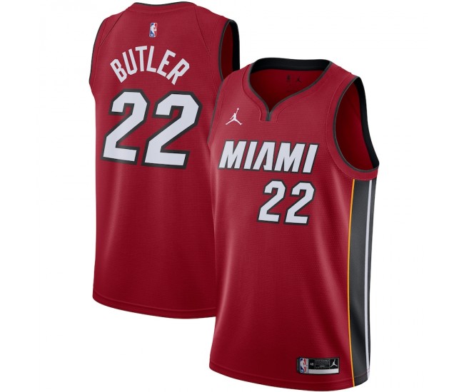 Miami Heat Jimmy Butler Men's Jordan Brand Red 2020/21 Swingman Jersey - Statement Edition