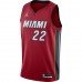 Miami Heat Jimmy Butler Men's Jordan Brand Red 2020/21 Swingman Jersey - Statement Edition