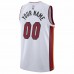 Miami Heat Men's Nike White 2020/21 Swingman Custom Jersey - Association Edition