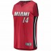 Miami Heat Tyler Herro Men's Fanatics Branded Red 2020/21 Fast Break Replica Jersey - Statement Edition