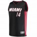 Miami Heat Tyler Herro Men's Fanatics Branded Black 2020/21 Fast Break Replica Jersey - Icon Edition