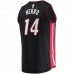 Miami Heat Tyler Herro Men's Fanatics Branded Black 2020/21 Fast Break Replica Jersey - Icon Edition