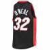 Miami Heat Shaquille O'Neal Men's Mitchell & Ness Black Big & Tall 2005-06 Hardwood Classics Swingman Jersey