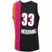 Miami Heat Alonzo Mourning Men's Mitchell & Ness Black 2005-06 Hardwood Classics Swingman Jersey