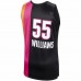 Miami Heat Jason Williams Men's Mitchell & Ness Black 2005-06 Hardwood Classics Swingman Jersey