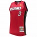 Miami Heat Dwyane Wade Men's Mitchell & Ness Red 2005-06 Hardwood Classics Authentic Jersey