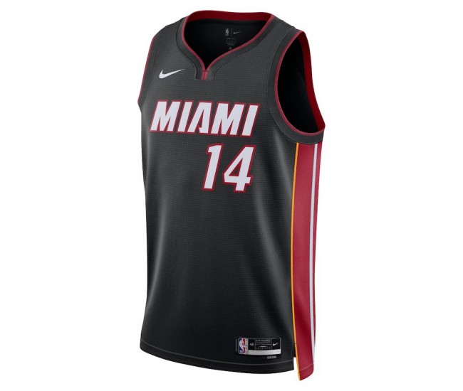 Miami Heat Herro Nike 2023 Men Swingman Icon Edition Jersey Black