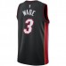 Miami Heat Wade Nike 2023 Men Swingman Icon Edition Jersey Black