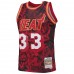 Miami Heat Alonzo Mourning Men's Mitchell & Ness Red Hardwood Classics 1996-97 Lunar New Year Swingman Jersey