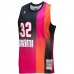 Miami Heat Shaquille O'Neal Men's Mitchell & Ness Pink/Black 2005/06 Hardwood Classics Fadeaway Swingman Player Jersey