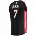 Miami Heat Kyle Lowry Men's Fanatics Branded Black 2021/22 Fast Break Replica Player Jersey - Icon Edition