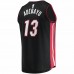 Miami Heat Bam Adebayo Men's Fanatics Branded Black 2021/22 Fast Break Replica Player Jersey - Icon Edition