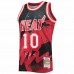 Miami Heat Tim Hardaway Men's Mitchell & Ness Scarlet Hardwood Classics 1996-97 Hyper Hoops Swingman Jersey