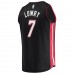 Miami Heat Kyle Lowry Men's Fanatics Branded Black 2021/22 Fast Break Replica Jersey - Icon Edition