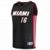 Miami Heat Caleb Martin Men's Fanatics Branded Black 2021/22 Fast Break Replica Jersey - Icon Edition