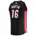 Miami Heat Caleb Martin Men's Fanatics Branded Black 2021/22 Fast Break Replica Jersey - Icon Edition