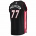 Miami Heat Omer Yurtseven Men's Fanatics Branded Black 2021/22 Fast Break Replica Jersey - Icon Edition