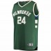 Milwaukee Bucks Pat Connaughton Men's Fanatics Branded Hunter Green Fast Break Replica Jersey - Icon Edition