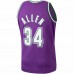 Milwaukee Bucks Ray Allen Men's Mitchell & Ness Purple Hardwood Classics 2000-01 Swingman Jersey