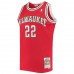 Milwaukee Bucks Michael Redd Men's Mitchell & Ness Red 2008-09 Hardwood Classics Swingman Jersey