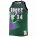 Milwaukee Bucks Ray Allen Men's Mitchell & Ness Hunter Green Big & Tall 1996-97 Hardwood Classics Swingman Jersey