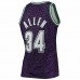 Milwaukee Bucks Ray Allen Men's Mitchell & Ness Purple Hardwood Classics Wildlife Swingman Jersey