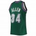 Milwaukee Bucks Ray Allen Men's Mitchell & Ness Green 1996-97 Hardwood Classics NBA 75th Anniversary Diamond Swingman Jersey