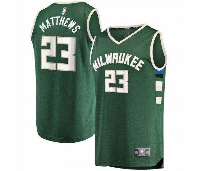 Milwaukee Bucks Wesley Matthews Men's Fanatics Branded Hunter Green 2021/22 Fast Break Replica Jersey - Icon Edition