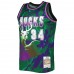 Milwaukee Bucks Ray Allen Men's Mitchell & Ness Green 1996-97 Hardwood Classics Marble Swingman Jersey