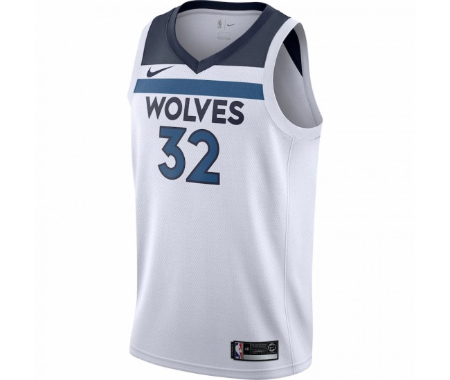 Minnesota Timberwolves Karl-Anthony Towns Men's Nike White Swingman Jersey - Association Edition