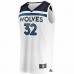 Minnesota Timberwolves Karl-Anthony Towns Men's Fanatics Branded White Fast Break Replica Jersey - Association Edition