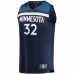 Minnesota Timberwolves Karl-Anthony Towns Men's Fanatics Branded Navy Fast Break Replica Player Jersey - Icon Edition