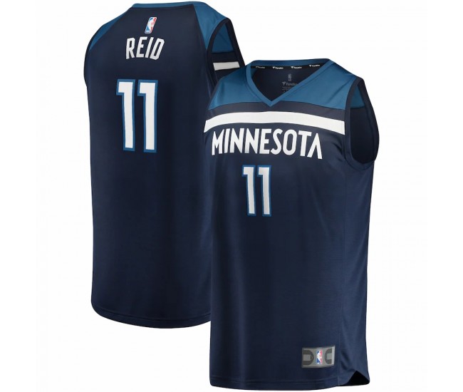 Minnesota Timberwolves Naz Reid Men's Fanatics Branded Navy Fast Break Replica Jersey - Icon Edition